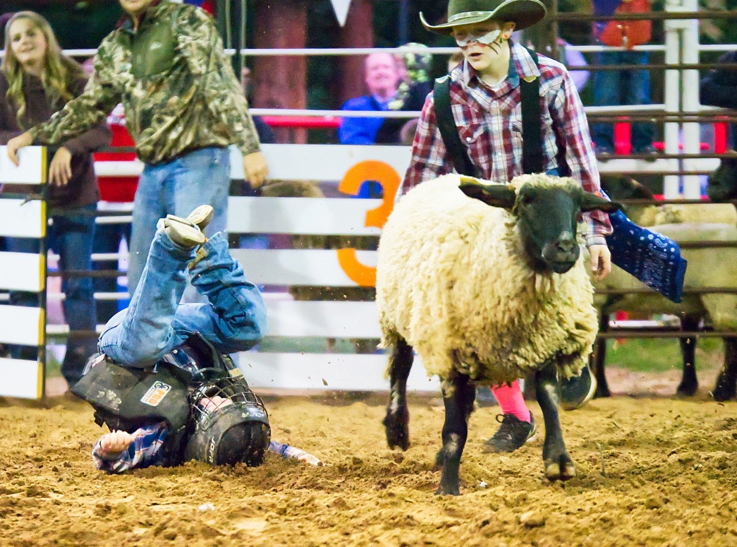 Every rider must dismount, but there's more than one way to a be sent off a sheep.